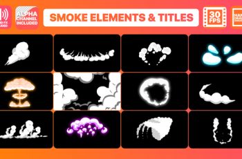 Photo of 2DFX Smoke Elements And Titles – Download Videohive 22917838