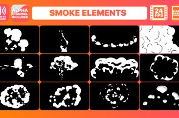 Photo of Cartoon Smoke Elements Pack + Titles – Download Videohive 22545363