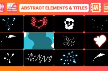 Photo of Flash FX Abstract Elements And Titles – Download Videohive 22977469