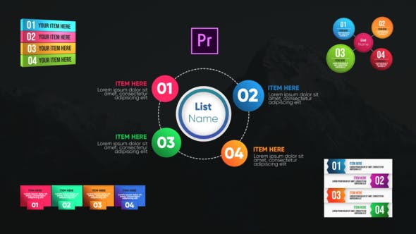 Photo of Infographic Modern Lists Premiere Pro – Videohive 26532318