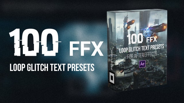 Photo of 100 Loop Glitch Text Presets – MotionArray 158751