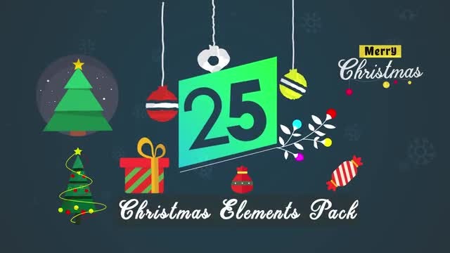 Photo of 25 Christmas Elements Preset Pack – MotionArray 53026