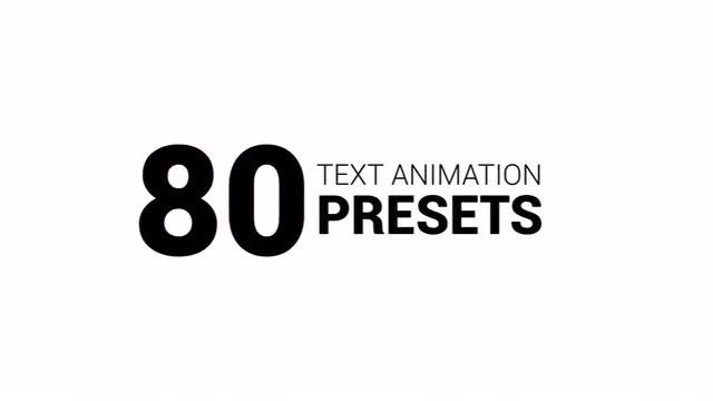 Photo of 80 Text Animation Presets – MotionArray 116475