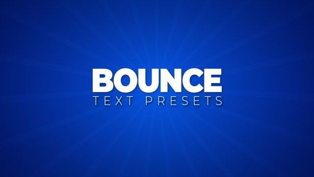 Photo of Bounce Text Presets – MotionArray 308088