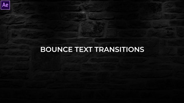 Photo of Bounce Text Transitions Presets – MotionArray 226805
