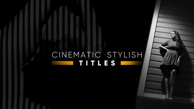 Photo of Cinematic Stylish Titles – MotionArray 582319