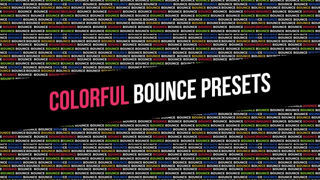 Photo of Colorful Bounce Presets – MotionArray 163993