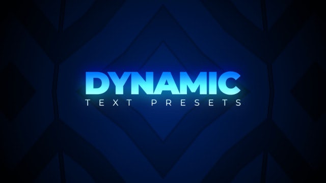 Photo of Dynamic Text Presets – MotionArray 317325