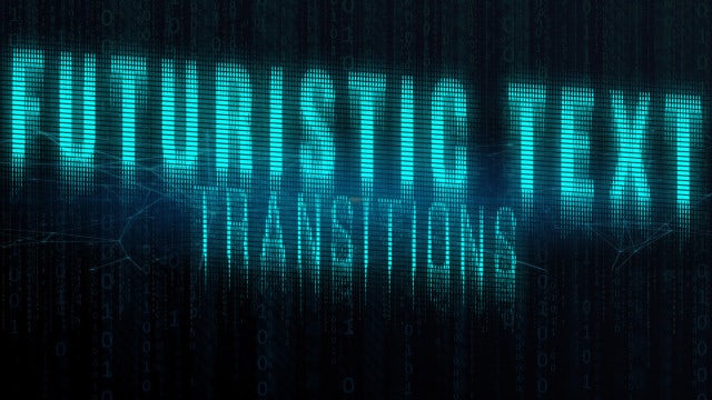 Photo of Futuristic Text Transitions – MotionArray 231704