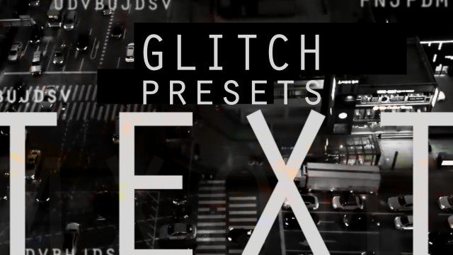Photo of Glitch Text Presets – MotionArray 284312