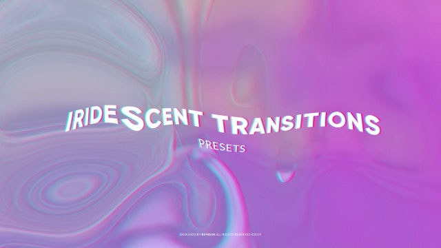 Photo of Iridescent Transitions – MotionArray 296298