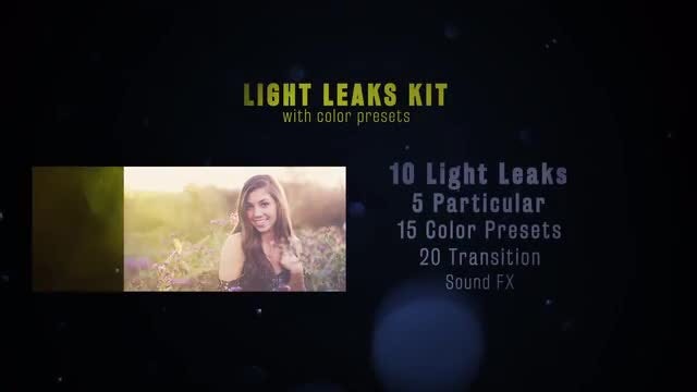 Photo of Light Leaks with Color Presets – MotionArray 37891