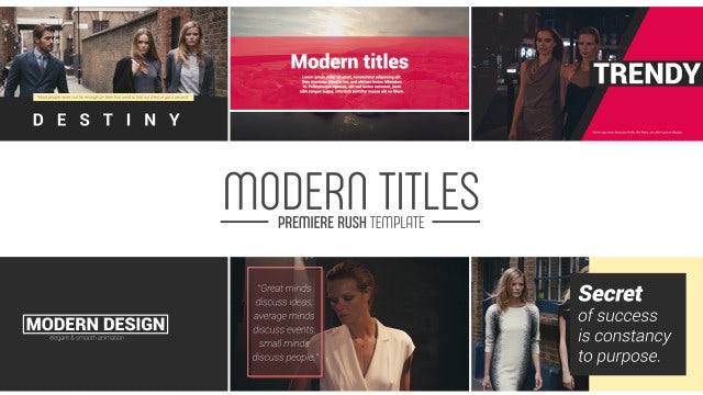 Photo of Modern Titles – MotionArray 229986