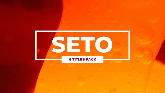 Photo of SETO / Modern Titles Pack – MotionArray 236927