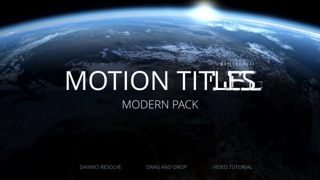 Photo of Motion Titles Pack – MotionArray 725880