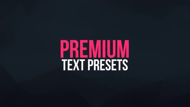 Photo of Premium Text Presets – MotionArray 102155