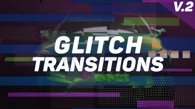 Photo of Glitch Transitions Presets V.2 – MotionArray 282033