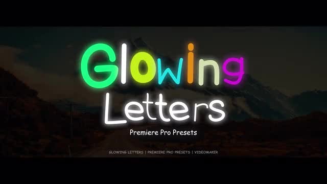 Photo of Glowing Letters – MotionArray 282062