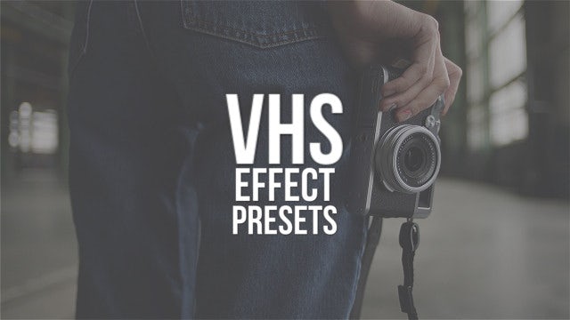 Photo of VHS Effect Presets – MotionArray 290350