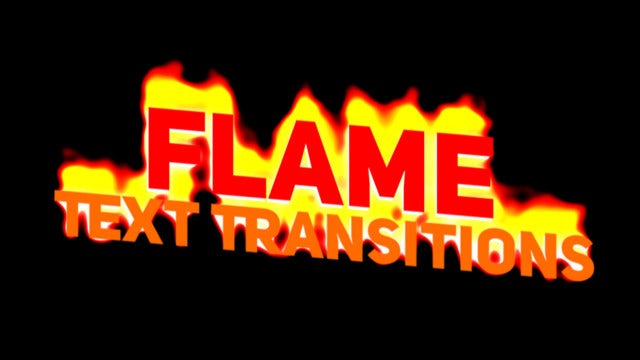 Photo of Flame Text Transitions – MotionArray 300366