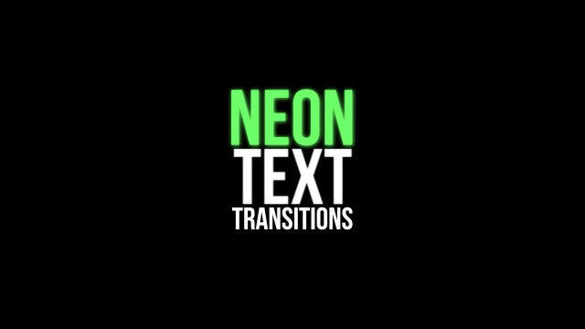 Photo of Neon Text Transitions – MotionArray 302219