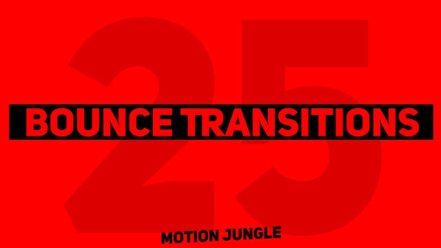 Photo of 25 Bounce Transitions – MotionArray 303062