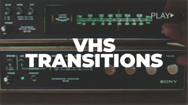 Photo of VHS Transitions – MotionArray 307452