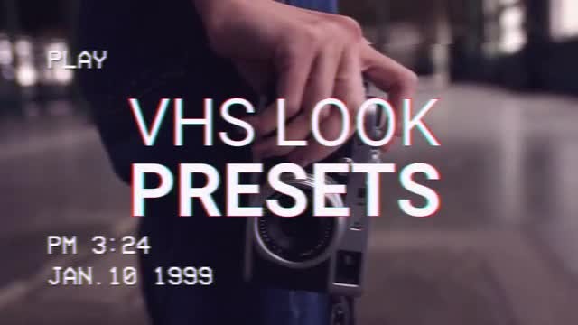 Photo of VHS Look Presets – MotionArray 315472