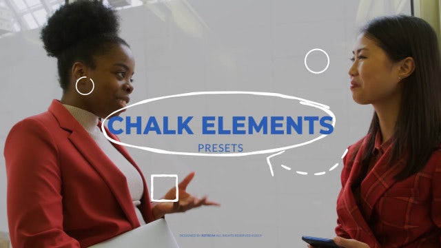 Photo of Chalk Elements – MotionArray 317615