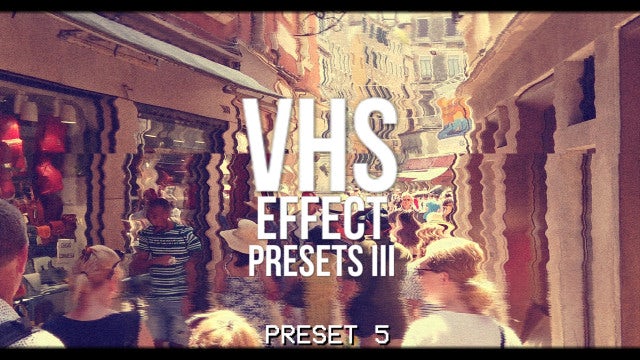 Photo of VHS Presets Effect V.3 – MotionArray 324503
