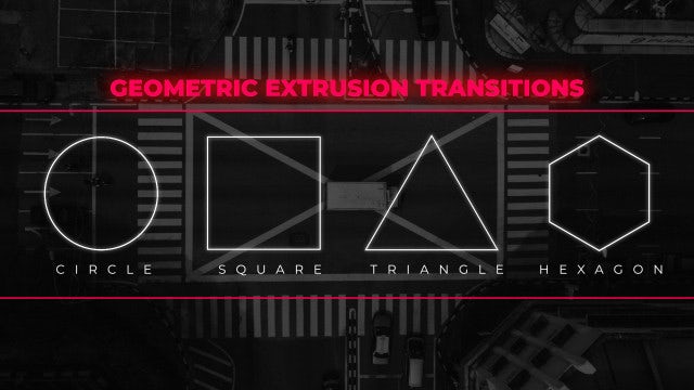 Photo of Geometric Extrusion Transitions – MotionArray 429916