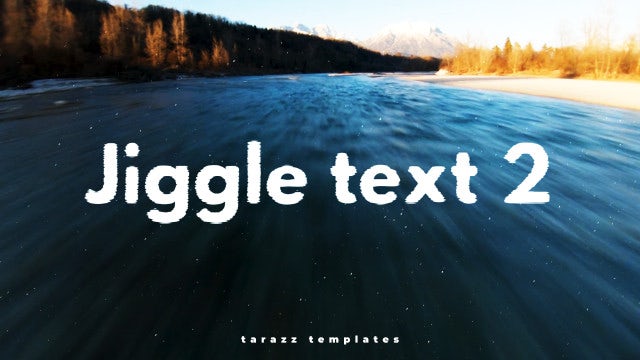 Photo of Jiggle Text 2 – MotionArray 475880