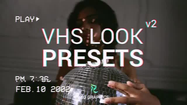 Photo of VHS Look Presets V2 – MotionArray 616701