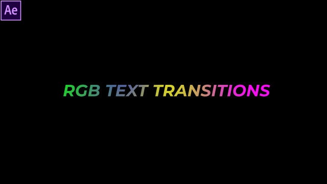 Photo of RGB Text Transitions Presets – MotionArray 241781