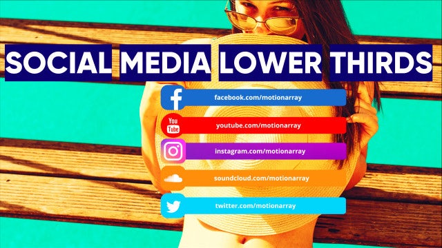 Photo of Social Media Lower Thirds – MotionArray 270827
