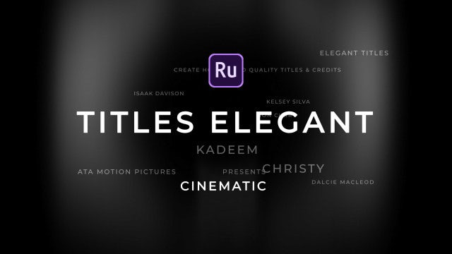 Photo of Titles Elegant Cinematic Pack 1 – MotionArray 232259