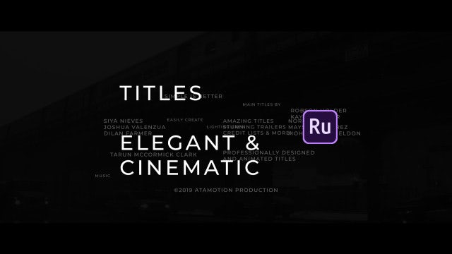 Photo of Titles Elegant Cinematic Pack 4 – MotionArray 234534