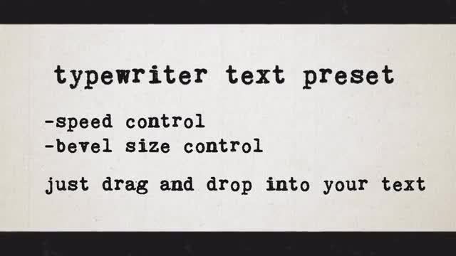 Photo of Typewriter Text Preset – MotionArray 61529