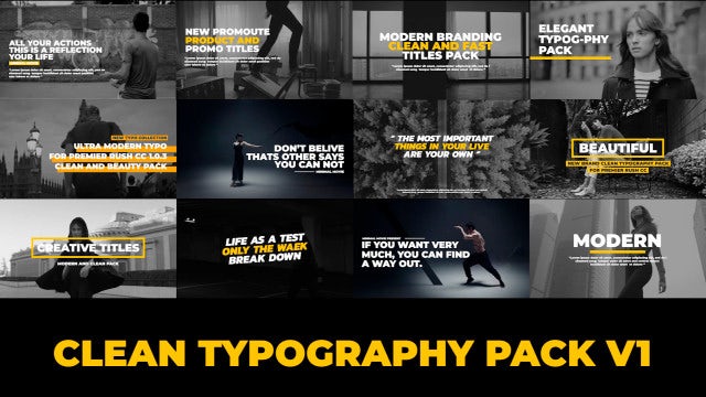 Photo of Typography Titles – Clean V1 – MotionArray 230975