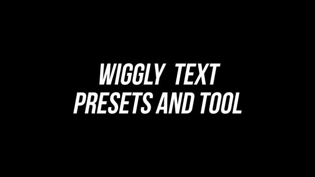 Photo of Wiggly Text Animation Presets And Tool – MotionArray 287065