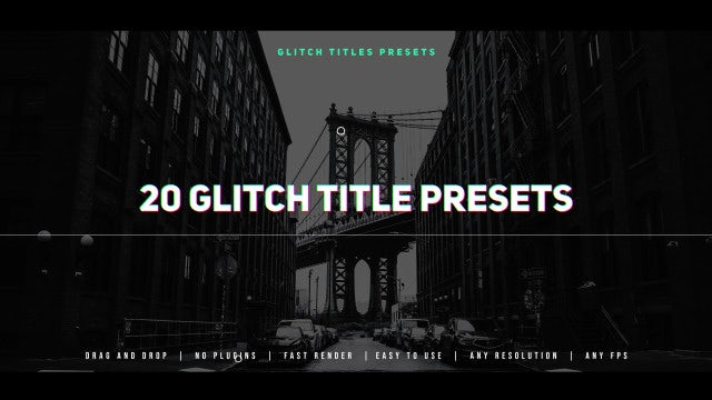 Photo of Glitch Title Presets – MotionArray 774136