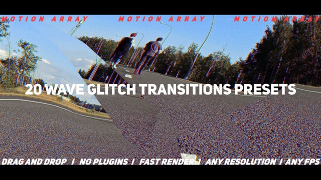 Photo of Wave Glitch Transitions Presets – MotionArray 800341