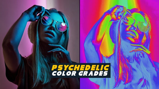 Photo of Psychedelic Color Grades – MotionArray 856297