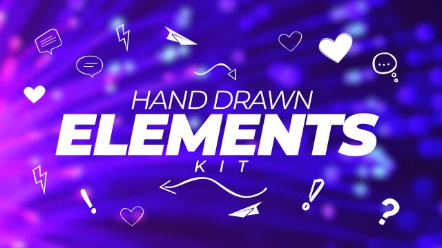 Photo of Hand Drawn Elements Kit – MotionArray 906024