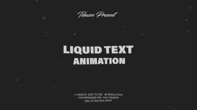 Photo of Liquid Text Animation – MotionArray 925409