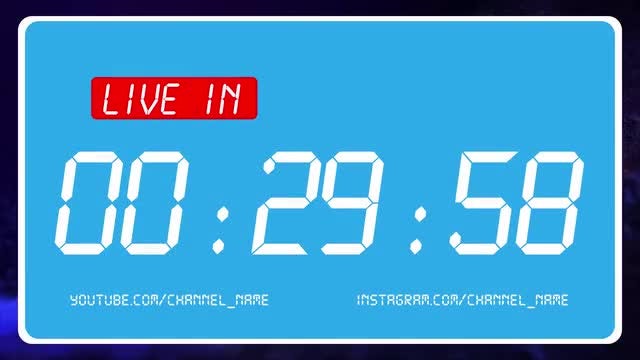 Photo of Counter Timers For Live Streaming – MotionArray 936492