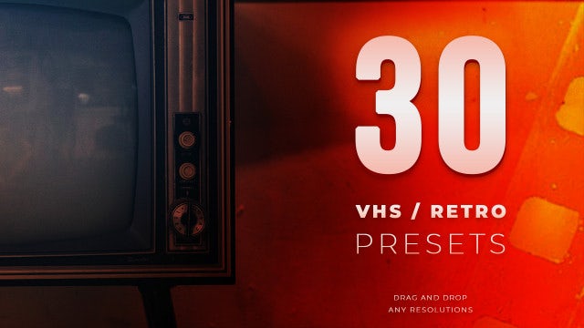 Photo of VHS & Retro – Presets Kit – MotionArray 959158