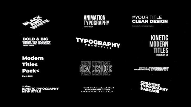 Photo of Typography Titles – MotionArray 951912