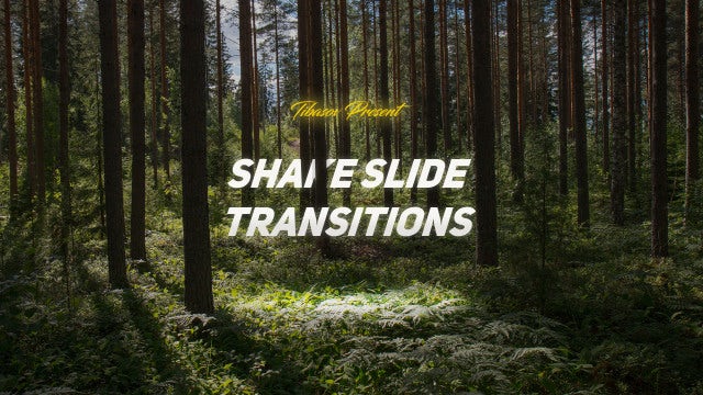 Photo of Shake Slide Transitions – MotionArray 970236