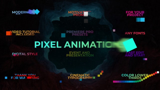 Photo of Pixel Titles Animations – MotionArray 972208